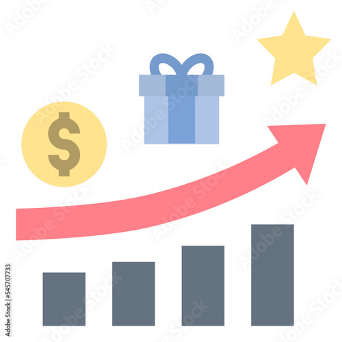 incentive flat style icon