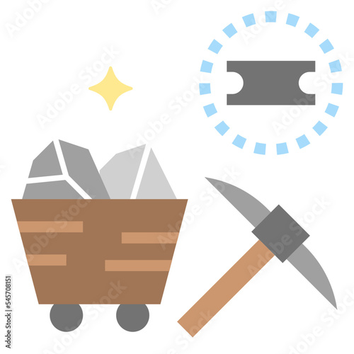iron flat style icon
