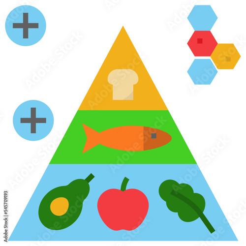 nutrient flat style icon