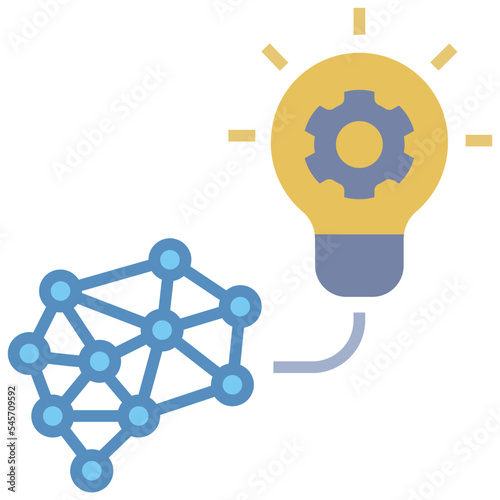 paradigm flat style icon