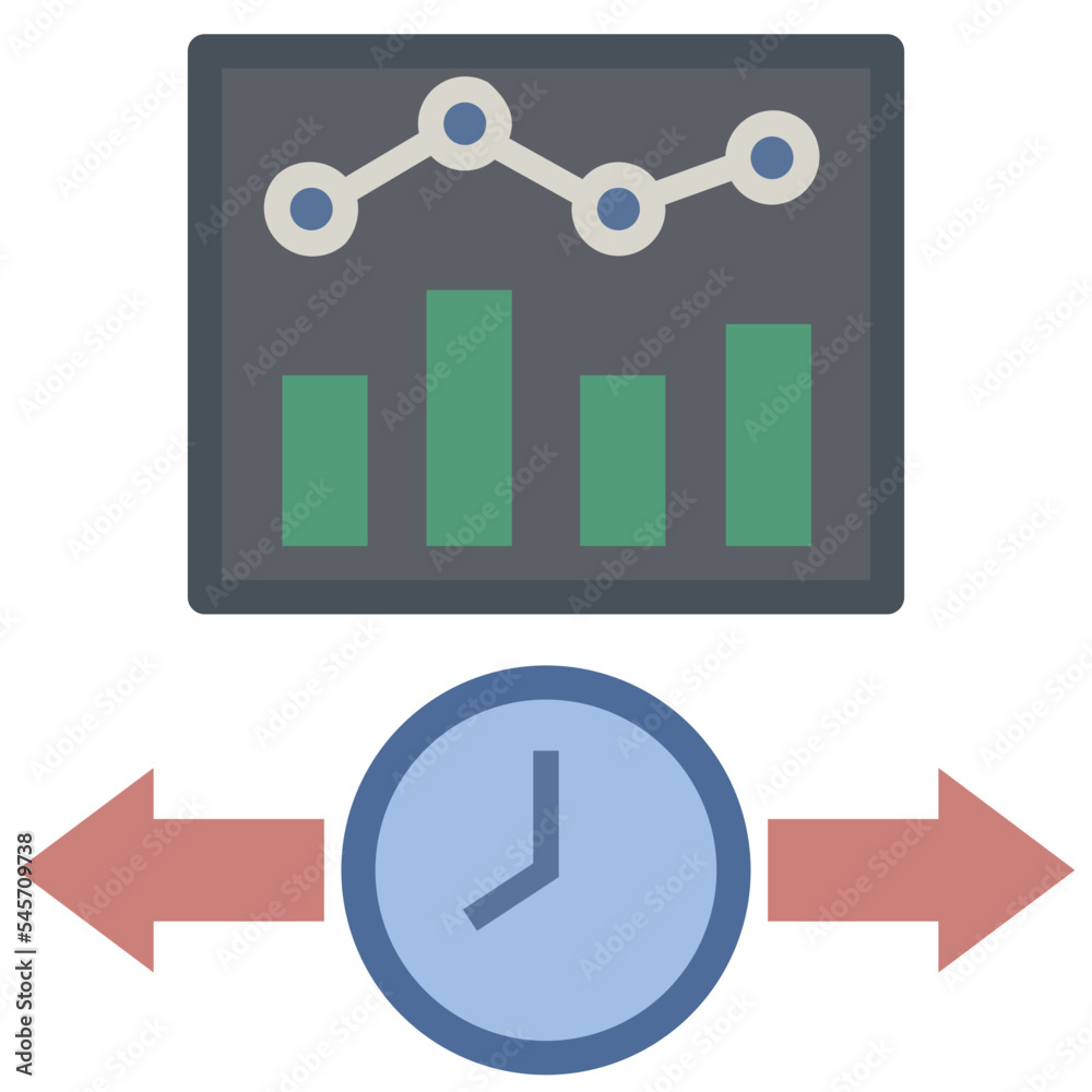 period flat style icon