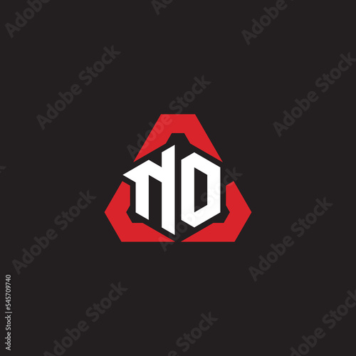 NO initial logo esport team concept ideas