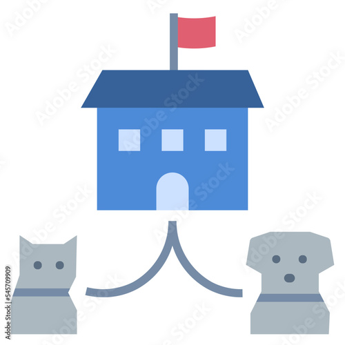 pet flat style icon