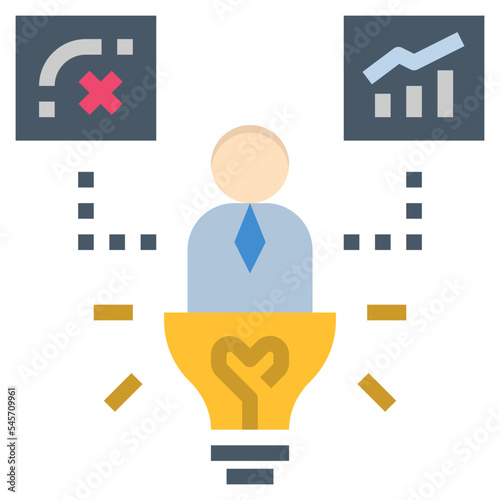 planner flat style icon
