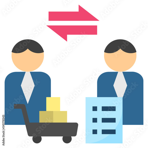 procurement flat style icon