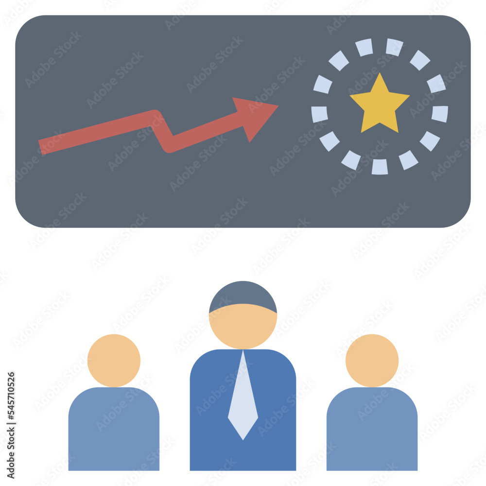 prospection flat style icon prospection flat style icon