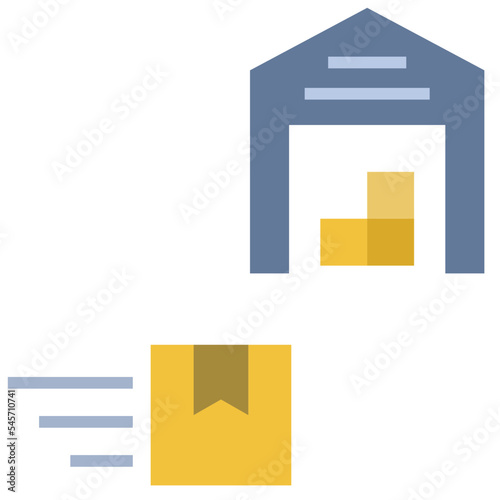 recieve flat style icon