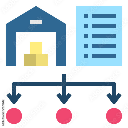 requisition flat style icon