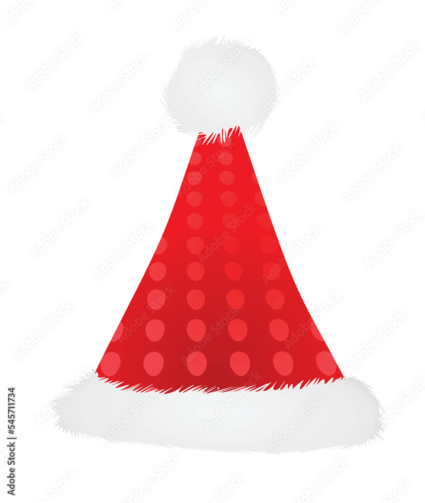 Santa Claus cap. vector illustration Santa Claus cap. vector illustration
