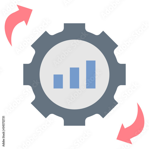 transform flat style icon