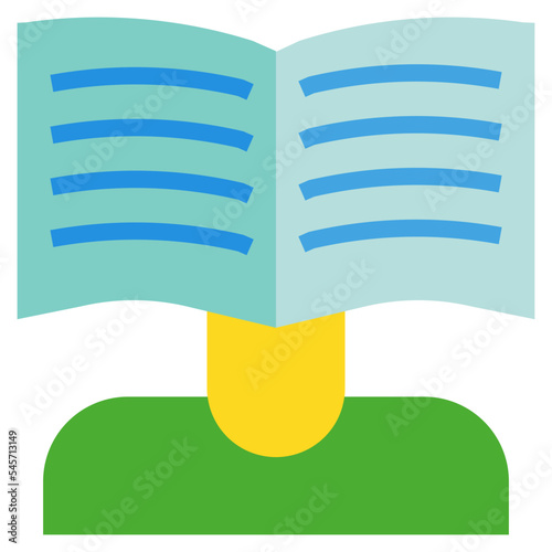 wiki flat style icon