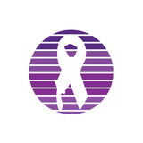Pancreatic cancer ribbon your text name svg, purple ribbon svg, Pancreatic cancer awareness ribbon your text name frame monogram split svg
