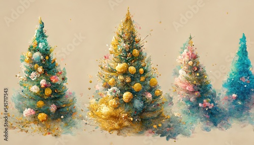 Abstract festive colorful b...