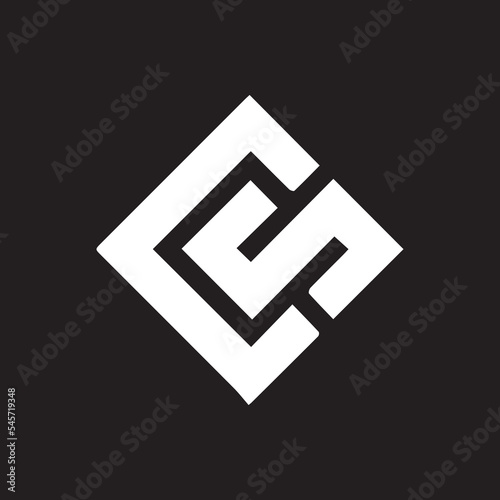 Creative Letter CS Logo Design Icon , CS Vector Logo Template