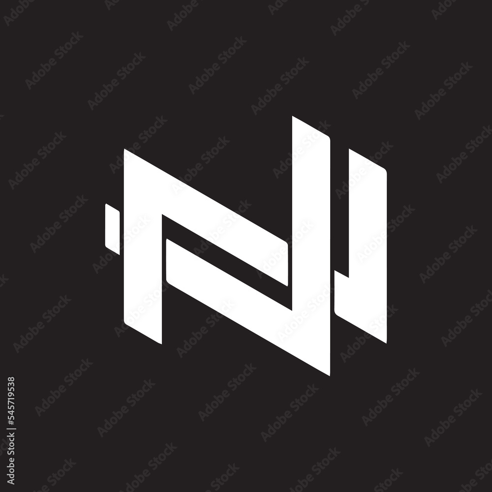 Creative Letter NV VN Logo Design Icon , VN NV Vector Logo Template Creative Letter NV VN Logo Design Icon , VN NV Vector Logo Template