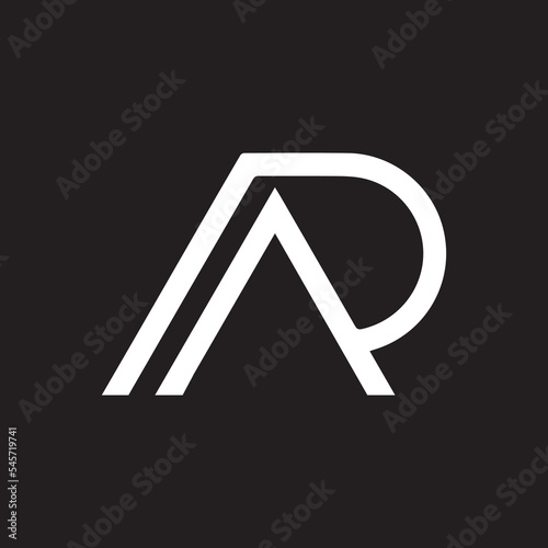 Creative Letter AP PA Logo Design Icon , PA AP Vector Logo Template