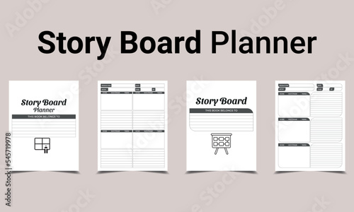 Story Board Planner KDP Interior
