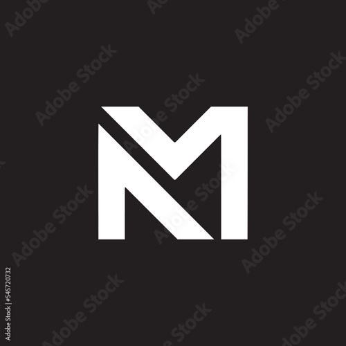 Creative Letter AM Logo Design Icon , AM Vector Logo Template