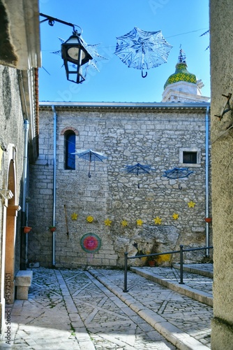 The Italian village of Oratino, Molise. photo