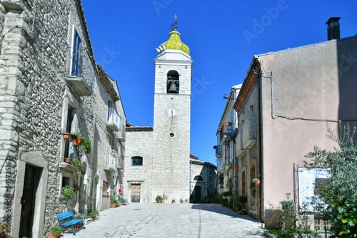 The Italian village of Oratino, Molise. photo