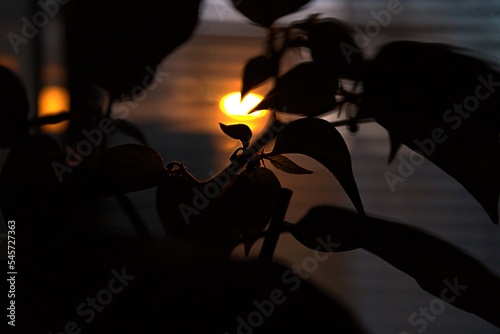 person with a burning candle © Ivan