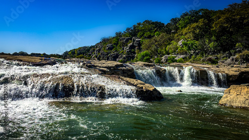 Fall at Pedernales Falls State Park in Blanco  Texas  Texas Hill Country 