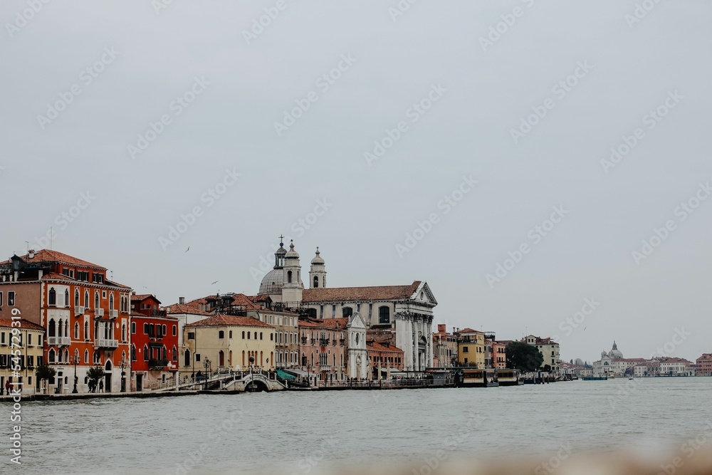 Beautiful view of San Giorgio Maggiore island in Venice, Italy