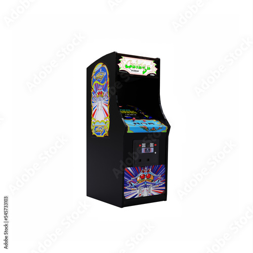 Arcade Game Retro Style Cabinet