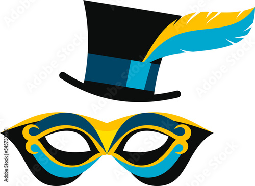 Carnival mask. Illustration