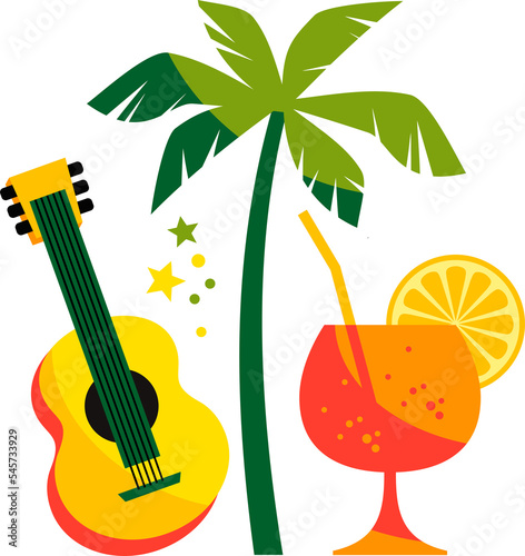 Brazil Carnival Emblem. Illustration