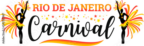 Brazil Carnival Emblem. Illustration