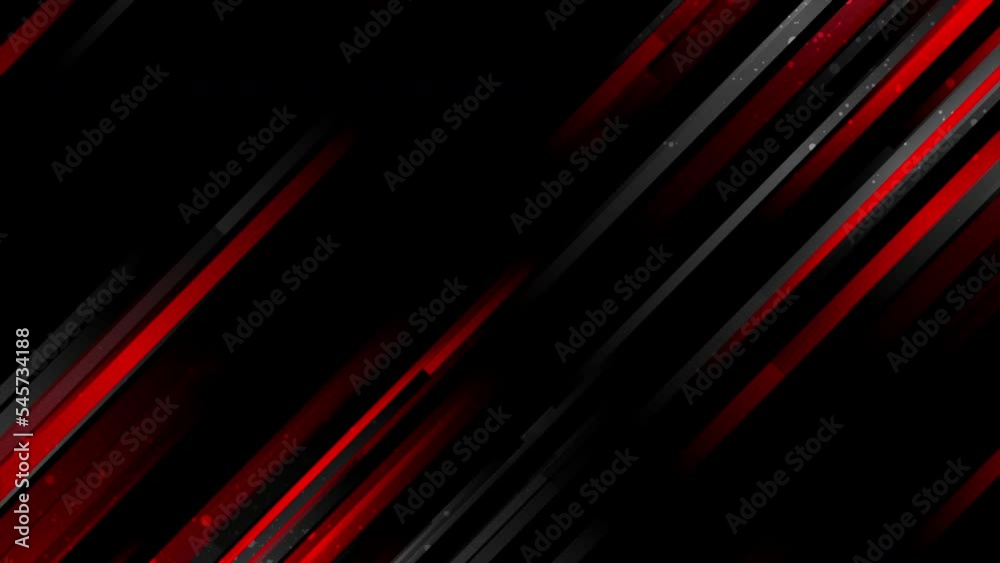 Abstract geometry backgroud with red black stripes and dots. Seamless looping technology motion design. Video animation Ultra HD 4K 3840x2160