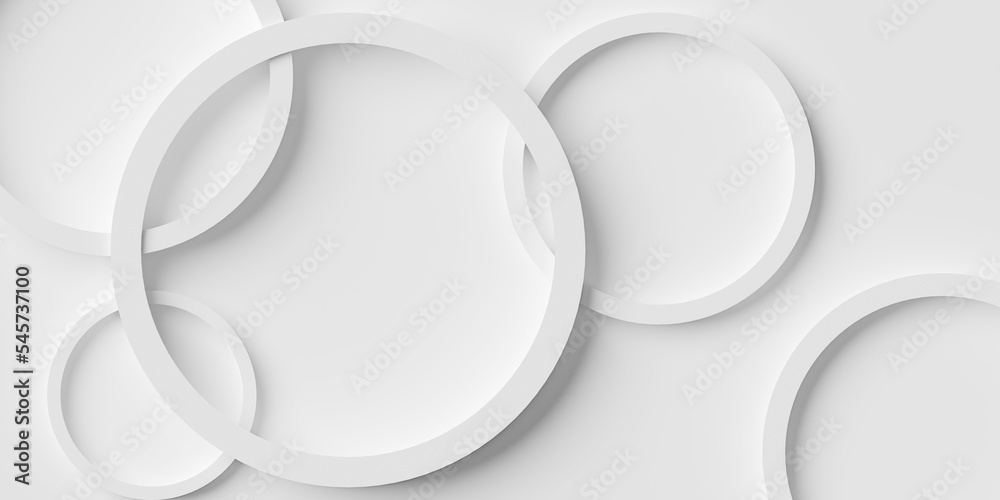 Random sized white circle rings background wallpaper banner geometry pattern with copy space Random sized white circle rings background wallpaper banner geometry pattern with copy space