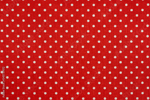 Red polka dot. Red background white dots