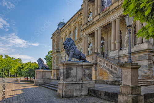Das Goather Museum und seine Löwen