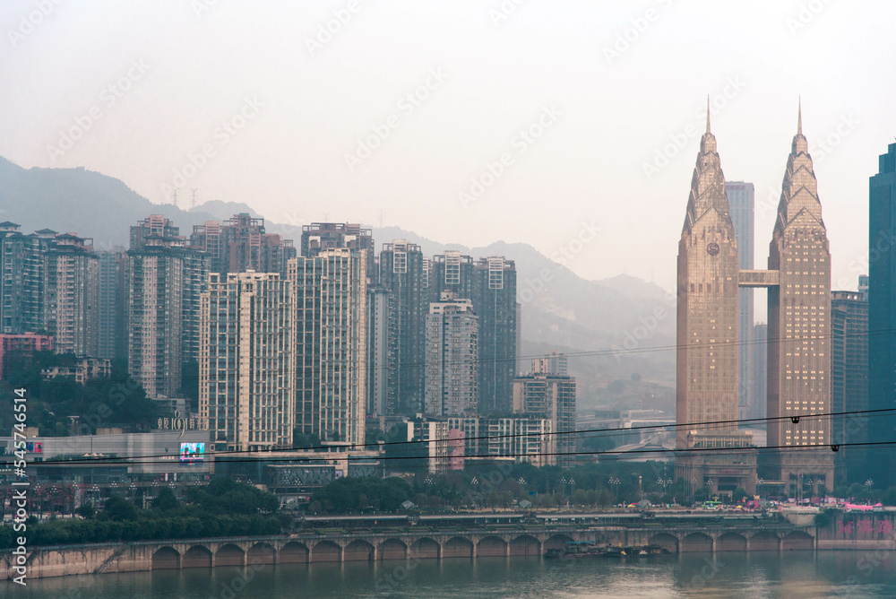 urban scene of Chongqing, China