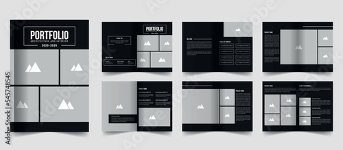 Portfolio Template design for architecture and Interior  design