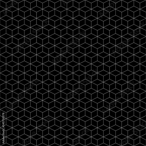 Seamless mosaic pattern. Rhombuses ornament. Grid background. Ancient ethnic motif. Geometric grate wallpaper. Parquet backdrop. Digital paper, web design, textile print. Lozenges vector illustration.