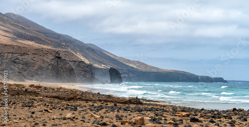 Obraz na płótnie Roque del Moro, Fuerteventura, Canary Islands w salonie