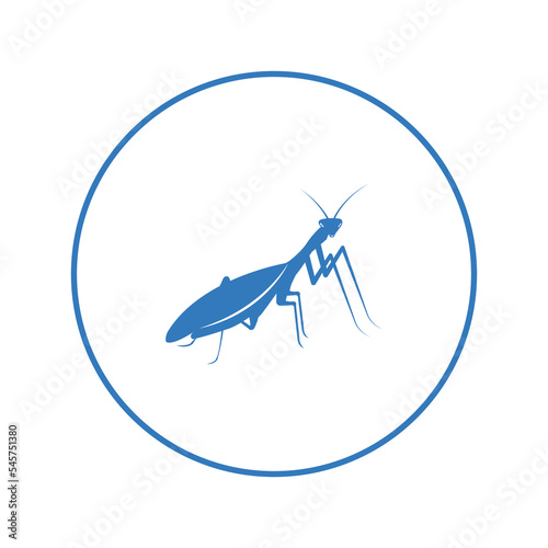Mantises praying insect concept icon | Circle version icon |