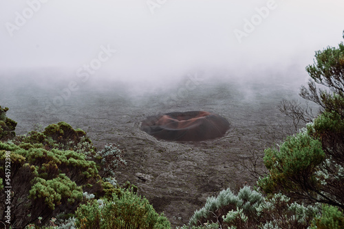REUNION ISLAND- VOLCAN- CRATER- FRANCE