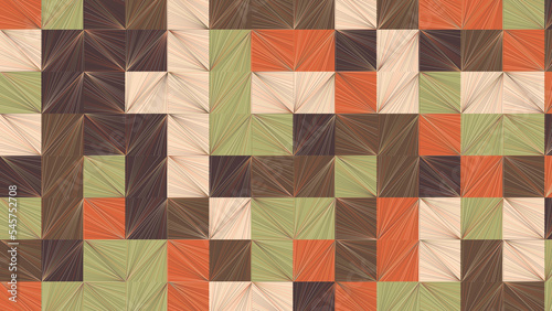 brown and beige geometric pattern, wallpaper for fabric, tile, tablecloth