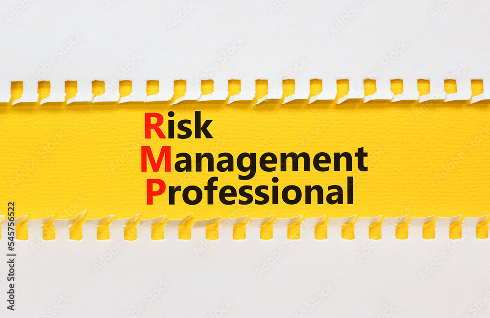 RMP Risk Management Professional Symbol. Concept Words RMP Risk ...