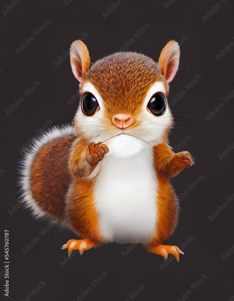 Obraz premium squirrel (gen art)