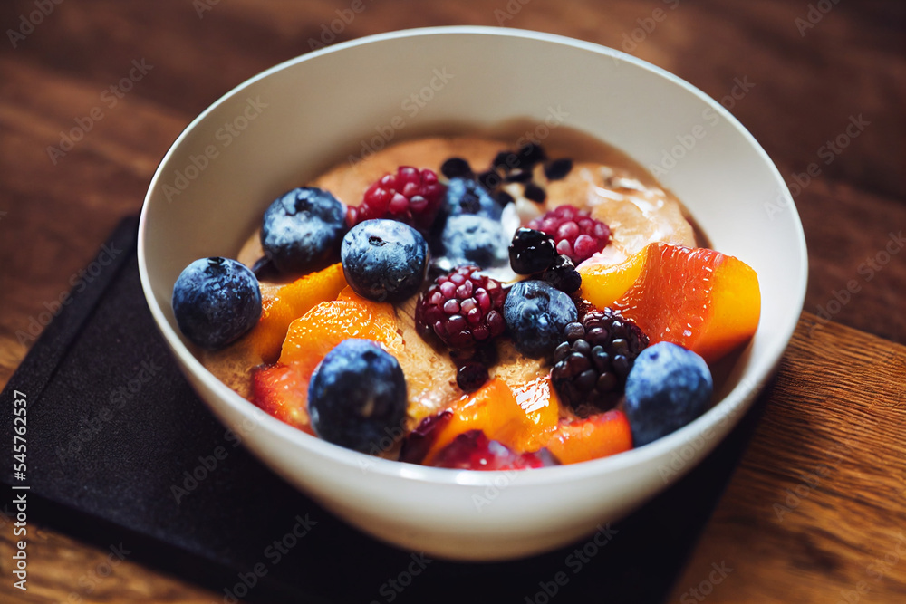 Vertical shot of Delicious fresh Fruit bowl 3d illustrated Vertical shot of Delicious fresh Fruit bowl 3d illustrated