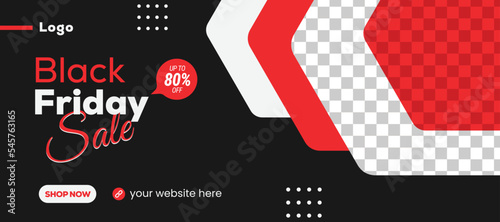 Black friday sale banner template