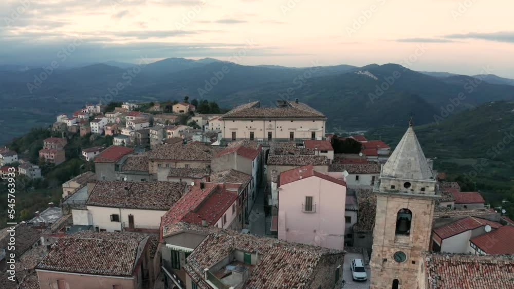 On the sloping roofs of Montefalcone del Sannio, Molise 2 On the sloping roofs of Montefalcone del Sannio, Molise 2