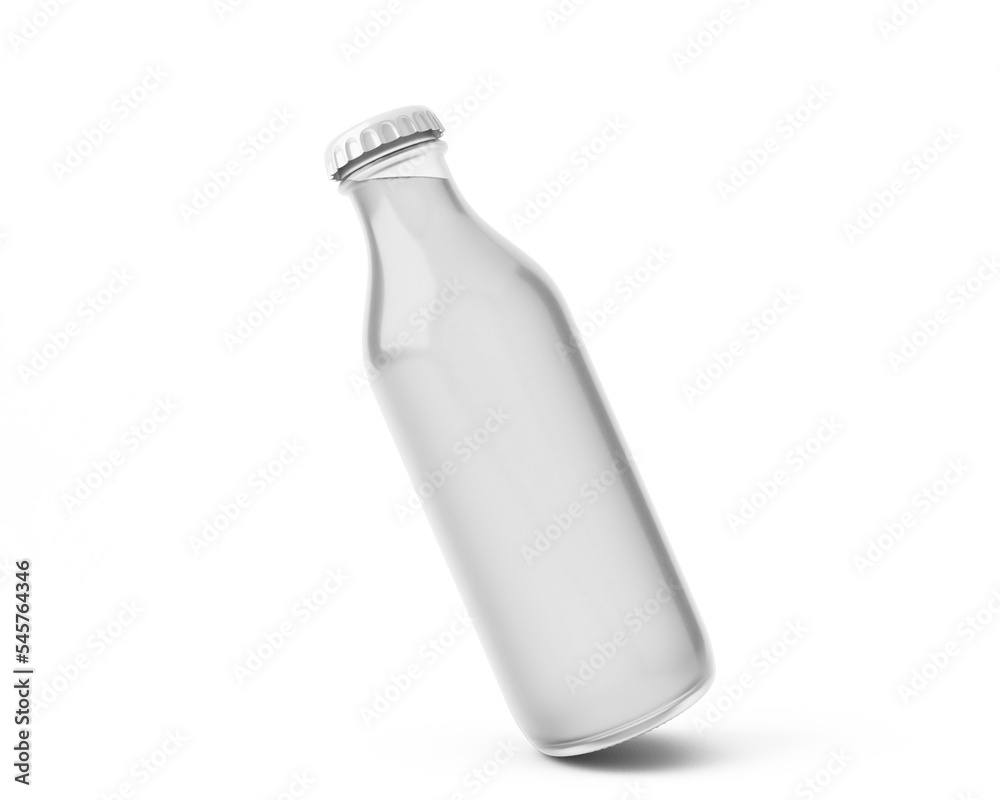 blank clear glass bottle with transparent background. 3D render. blank clear glass bottle with transparent background. 3D render.