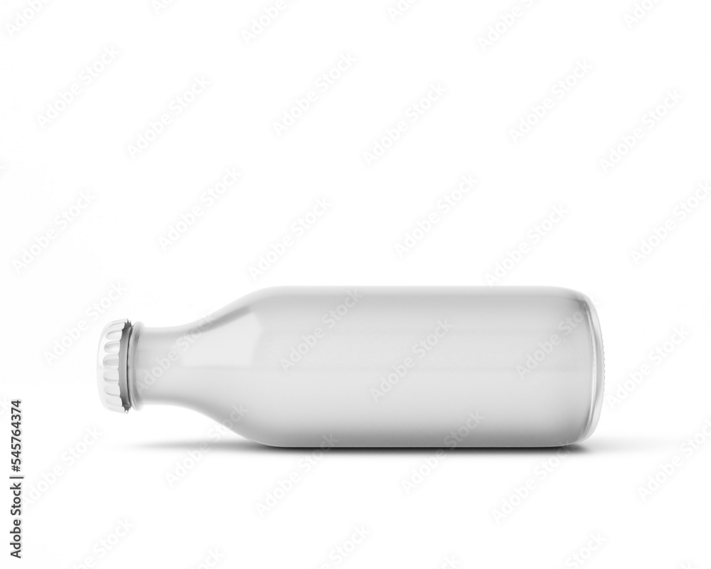 blank clear glass bottle with transparent background. 3D render. blank clear glass bottle with transparent background. 3D render.