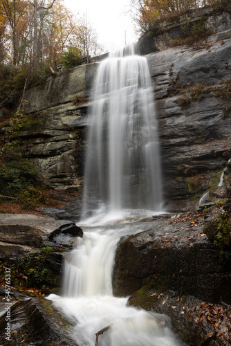 Fototapeta Naklejka Na Ścianę i Meble -  Twin Falls Waterfall in Upstate South Carolina